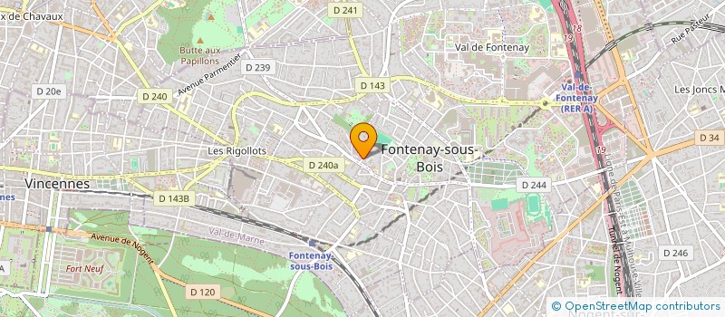 localisation de l'entreprise MONSIEUR GILLES INVERNIZZI à FONTENAY-SOUS-BOIS