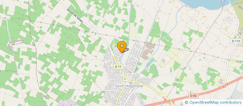 localisation de l'entreprise MONSIEUR GILLES IZARD  SAINT-HIPPOLYTE