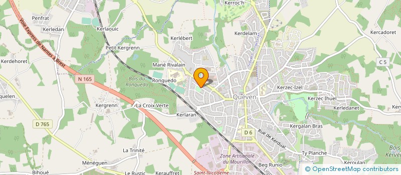 localisation de l'entreprise MONSIEUR GILLES JACK  QUEVEN