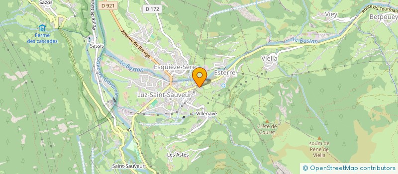 localisation de l'entreprise MONSIEUR GILLES JACQUESON  LUZ-SAINT-SAUVEUR