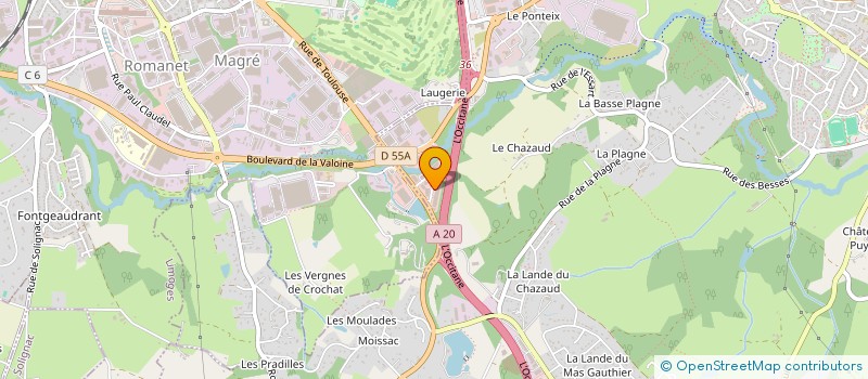 localisation de l'entreprise MONSIEUR GILLES JACQUET  FEYTIAT