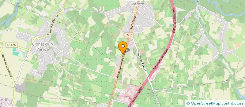 localisation de l'entreprise MONSIEUR GILLES JACQUET  CLONAS-SUR-VAREZE