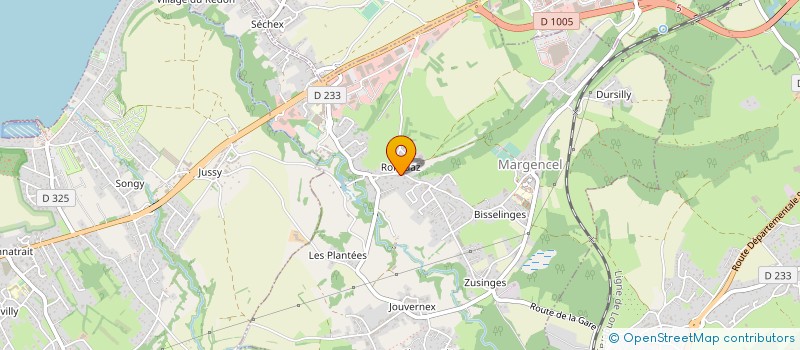 localisation de l'entreprise MONSIEUR GILLES JACQUIER à MARGENCEL