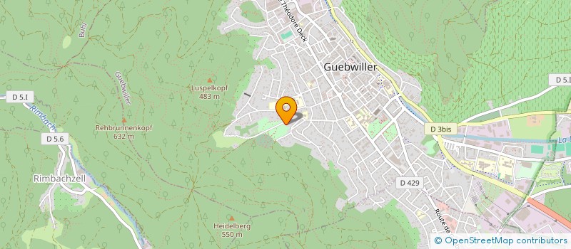 localisation de l'entreprise MONSIEUR GILLES JAEGY  HARTMANNSWILLER