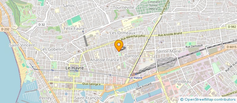 localisation de l'entreprise MONSIEUR GILLES JAFFREZIC à LE HAVRE