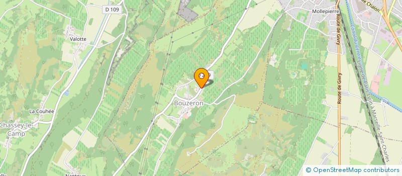 localisation de l'entreprise MONSIEUR GILLES JAILLOUX  BOUZERON