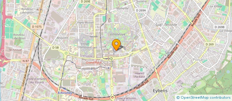 localisation de l'entreprise MONSIEUR GILLES JALOUSTRE à GRENOBLE