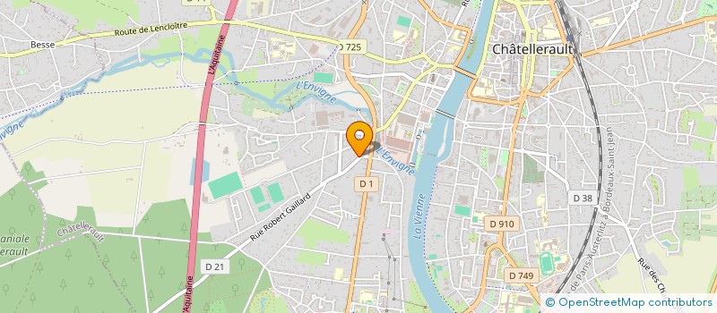 localisation de l'entreprise MONSIEUR GILLES JAMAIN  CHATELLERAULT