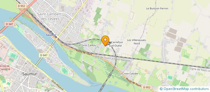 localisation de l'entreprise MONSIEUR GILLES JAMIN  SAUMUR