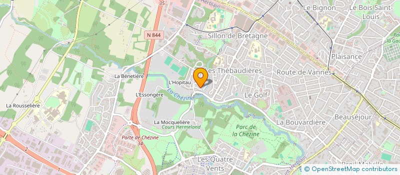 localisation de l'entreprise MONSIEUR GILLES JANIN à ST-HERBLAIN