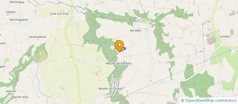 localisation de l'entreprise MONSIEUR GILLES JAOUEN à CLEDER