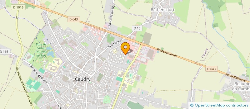 localisation de l'entreprise MONSIEUR GILLES JAUREGUI  CAUDRY