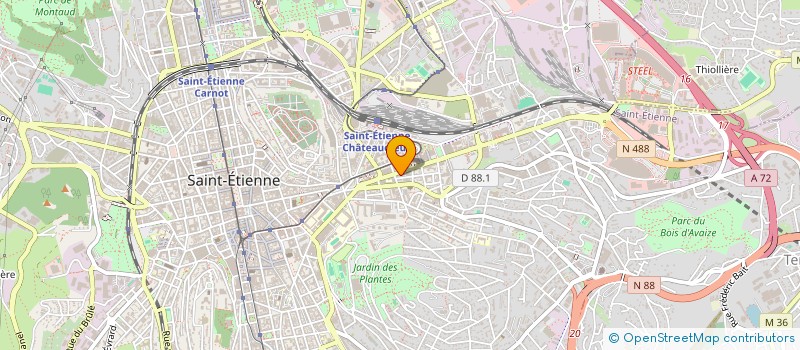 localisation de l'entreprise MONSIEUR GILLES JEAN-MICHEL HANRION  CHADRON