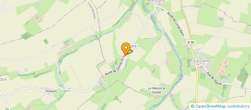 localisation de l'entreprise MONSIEUR GILLES JEAN-PIERRE MAUGER  MONTIGNY