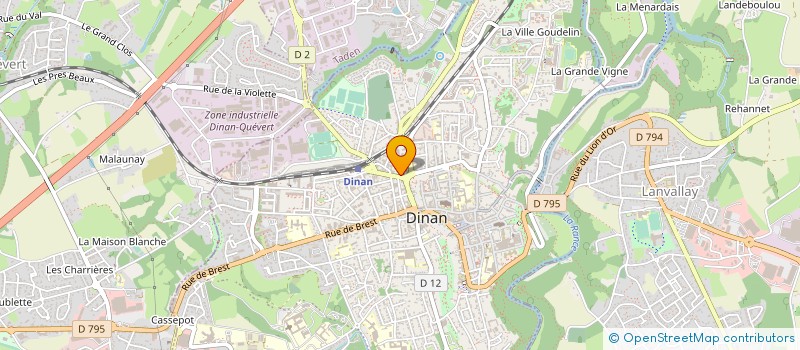 localisation de l'entreprise MONSIEUR GILLES JEHAN BRUNO O'MAHONY à DINAN