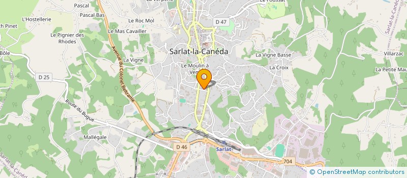 localisation de l'entreprise MONSIEUR GILLES JOCO  SARLAT-LA-CANEDA