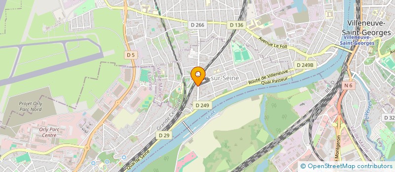 localisation de l'entreprise MONSIEUR GILLES JOLIVET à ABLON-SUR-SEINE