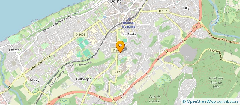 localisation de l'entreprise MONSIEUR GILLES JOLY à THONON-LES-BAINS