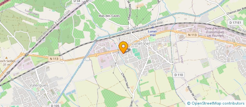 localisation de l'entreprise MONSIEUR GILLES JOLY à LUNEL-VIEL