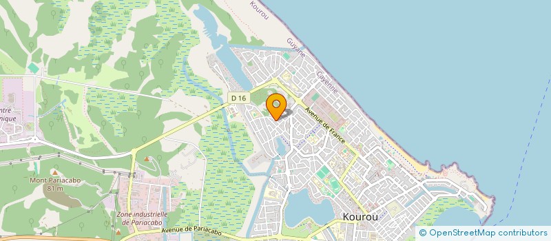 localisation de l'entreprise MONSIEUR GILLES JONNAIS  KOUROU