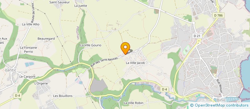 localisation de l'entreprise MONSIEUR GILLES JOUAULT  BINIC-ETABLES-SUR-MER