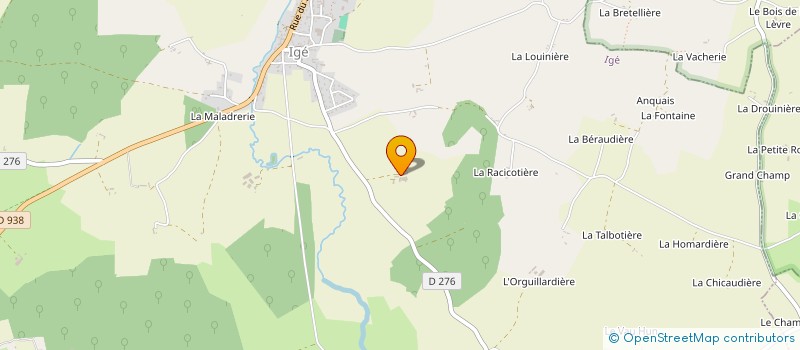 localisation de l'entreprise MONSIEUR GILLES JOUBERT à IGE