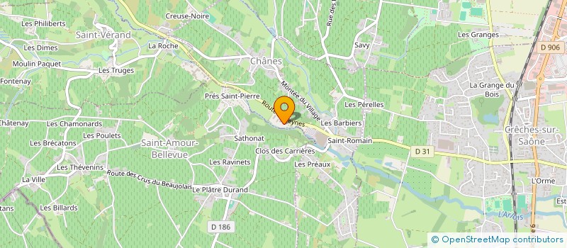 localisation de l'entreprise MONSIEUR GILLES JOURNET  CHANES