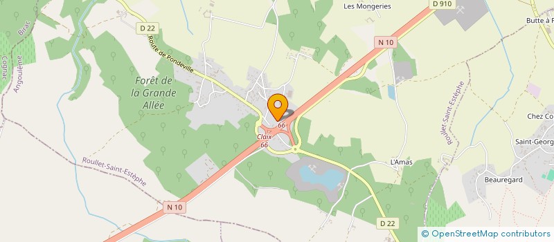 localisation de l'entreprise MONSIEUR GILLES JOUSSEAUME à ROULLET-SAINT-ESTEPHE