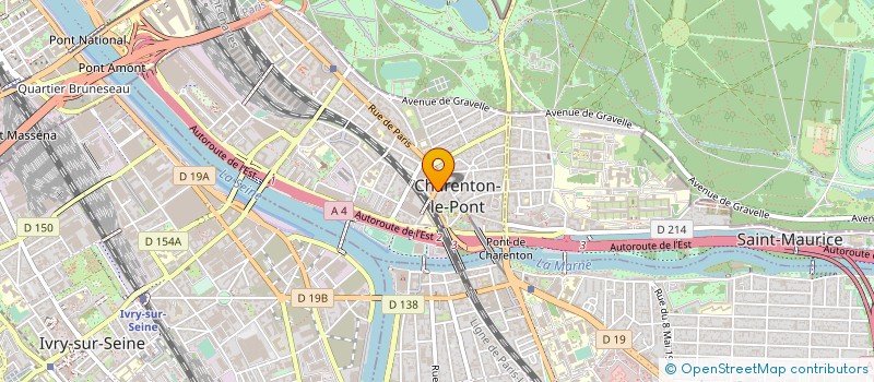 localisation de l'entreprise MONSIEUR GILLES JOVELET  CHARENTON-LE-PONT