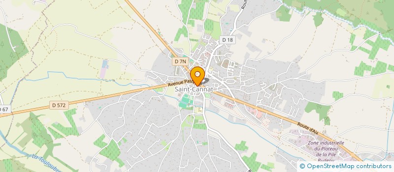 localisation de l'entreprise MONSIEUR GILLES JURINE  SAINT-CANNAT