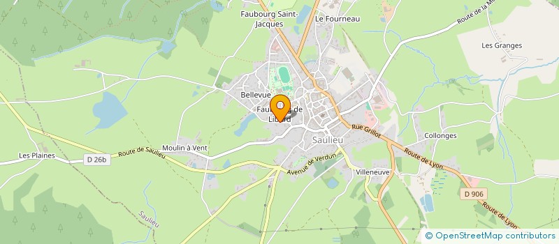 localisation de l'entreprise MONSIEUR GILLES KAIKINGER à SAULIEU