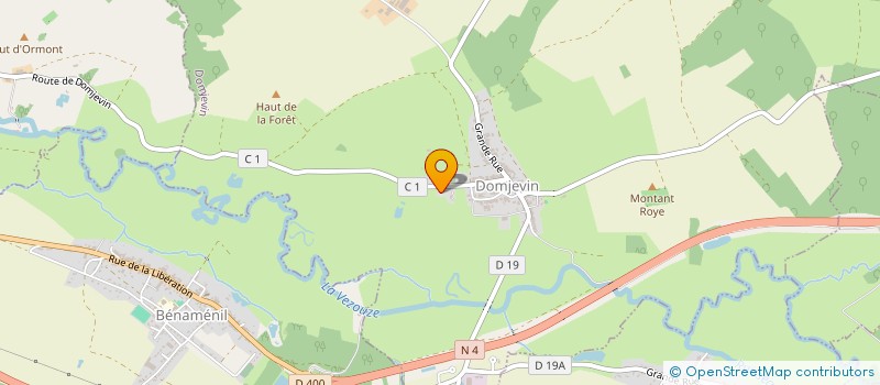 localisation de l'entreprise MONSIEUR GILLES KALECHE  DOMJEVIN