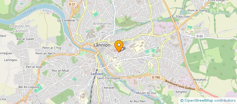localisation de l'entreprise MONSIEUR GILLES KERAMBRUN à LANNION
