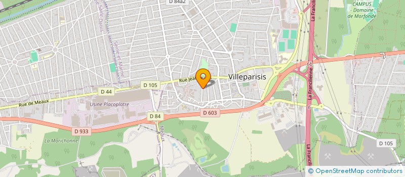 localisation de l'entreprise MONSIEUR GILLES KERNINON  VILLEPARISIS