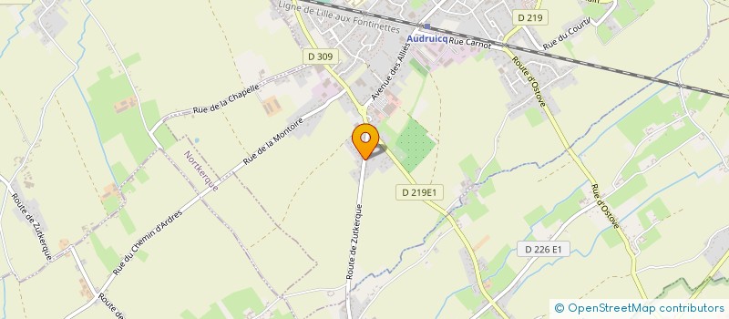 localisation de l'entreprise MONSIEUR GILLES KNOCKAERT à NORTKERQUE