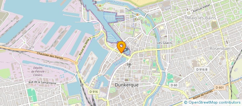localisation de l'entreprise MONSIEUR GILLES KNOCKAERT à DUNKERQUE