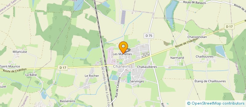 localisation de l'entreprise MONSIEUR GILLES LACHAL  SAINT-TRIVIER-SUR-MOIGNANS