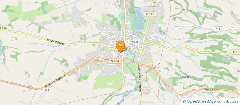 localisation de l'entreprise MONSIEUR GILLES LAFFON  CASTILLON-DEBATS