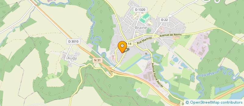 localisation de l'entreprise MONSIEUR GILLES LAHAYE  BRAINE