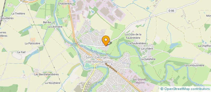 localisation de l'entreprise MONSIEUR GILLES LAINE à MONTAIGU-VENDEE