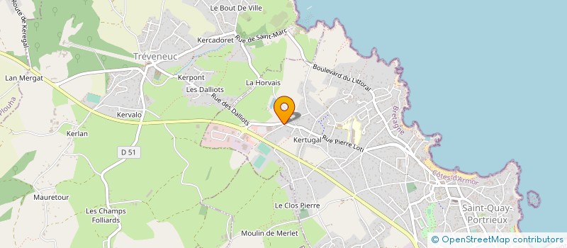 localisation de l'entreprise MONSIEUR GILLES LAMBERT à SAINT-QUAY-PORTRIEUX