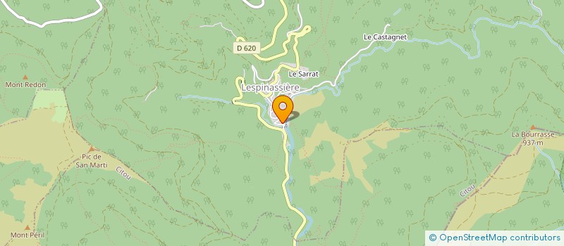 localisation de l'entreprise MONSIEUR GILLES LAMBERT  LESPINASSIERE