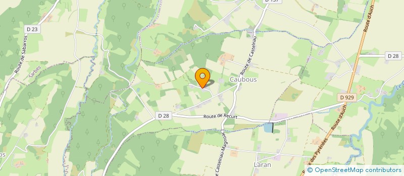 localisation de l'entreprise MONSIEUR GILLES LAMOTHE  CAUBOUS