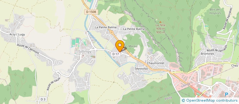 localisation de l'entreprise MONSIEUR GILLES LAMOUILLE  SILLINGY