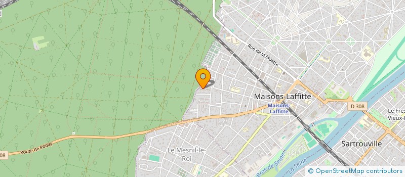 localisation de l'entreprise MONSIEUR GILLES LAMY  MAISONS-LAFFITTE