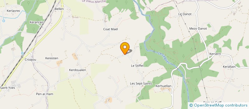 localisation de l'entreprise MONSIEUR GILLES LANCIEN  LE VIEUX-MARCHE