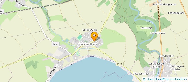 localisation de l'entreprise MONSIEUR GILLES LANGINY  PERTHES-LES-BRIENNE