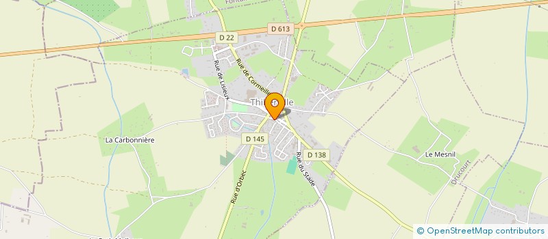 localisation de l'entreprise MONSIEUR GILLES LANGLOIS à THIBERVILLE