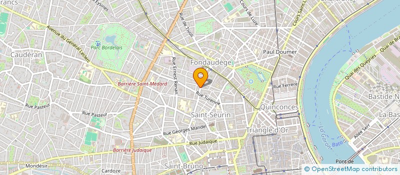 localisation de l'entreprise MONSIEUR GILLES LANUSSE PAGE  BORDEAUX