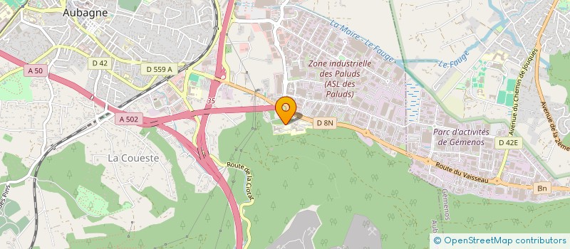 localisation de l'entreprise MONSIEUR GILLES LARCHEVEQUE à AUBAGNE